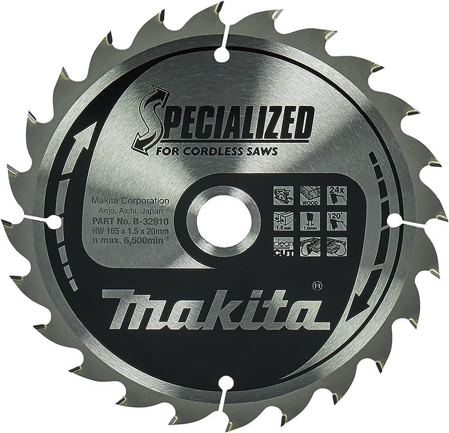 Makita B-32910 TCT Circular Saw Blade 165mm x 24 Tooth x 20mm Bore Price Comparisons | Compare The Build