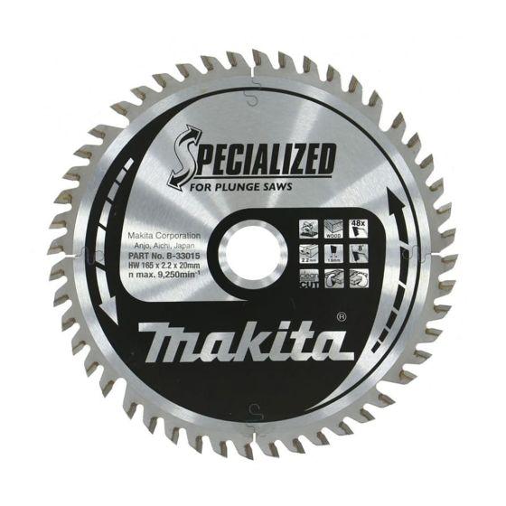 Makita B-33015 Specialized Circular Saw Blade For Plunge Saws 165 x 20 x 48T Price Comparisons | Compare The Build