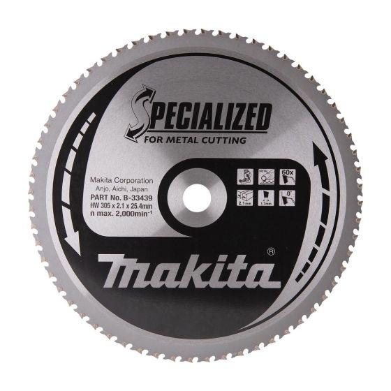 Makita B-33439 Circular Saw Blade For Metal 305mm x 25.4mm x 60 Tooth Price Comparisons | Compare The Build
