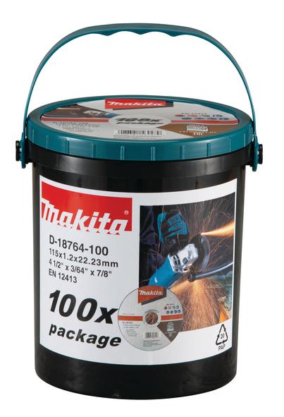 Makita D-18764-100 Thin Inox Cutting Disc 115mm x 1.2mm (pack of 100) Price Comparisons | Compare The Build