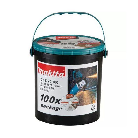 Makita D-18770-100 Thin 125MM Cutting Discs Tub Of 100 Price Comparisons | Compare The Build