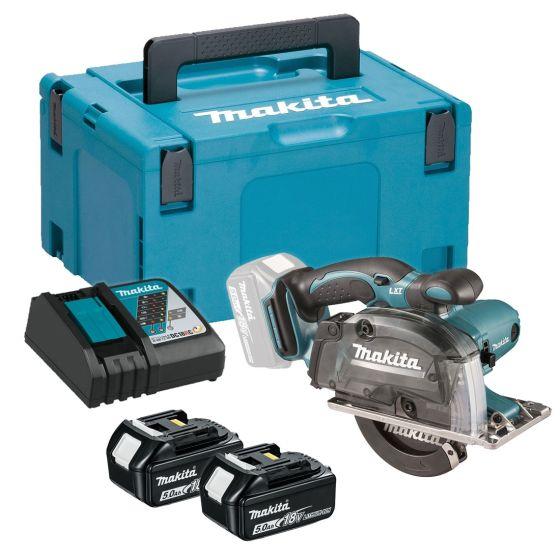 Makita DCS552Z 18v Metal Saw 136mm With 2x 5Ah Batteries Price Comparisons | Compare The Build