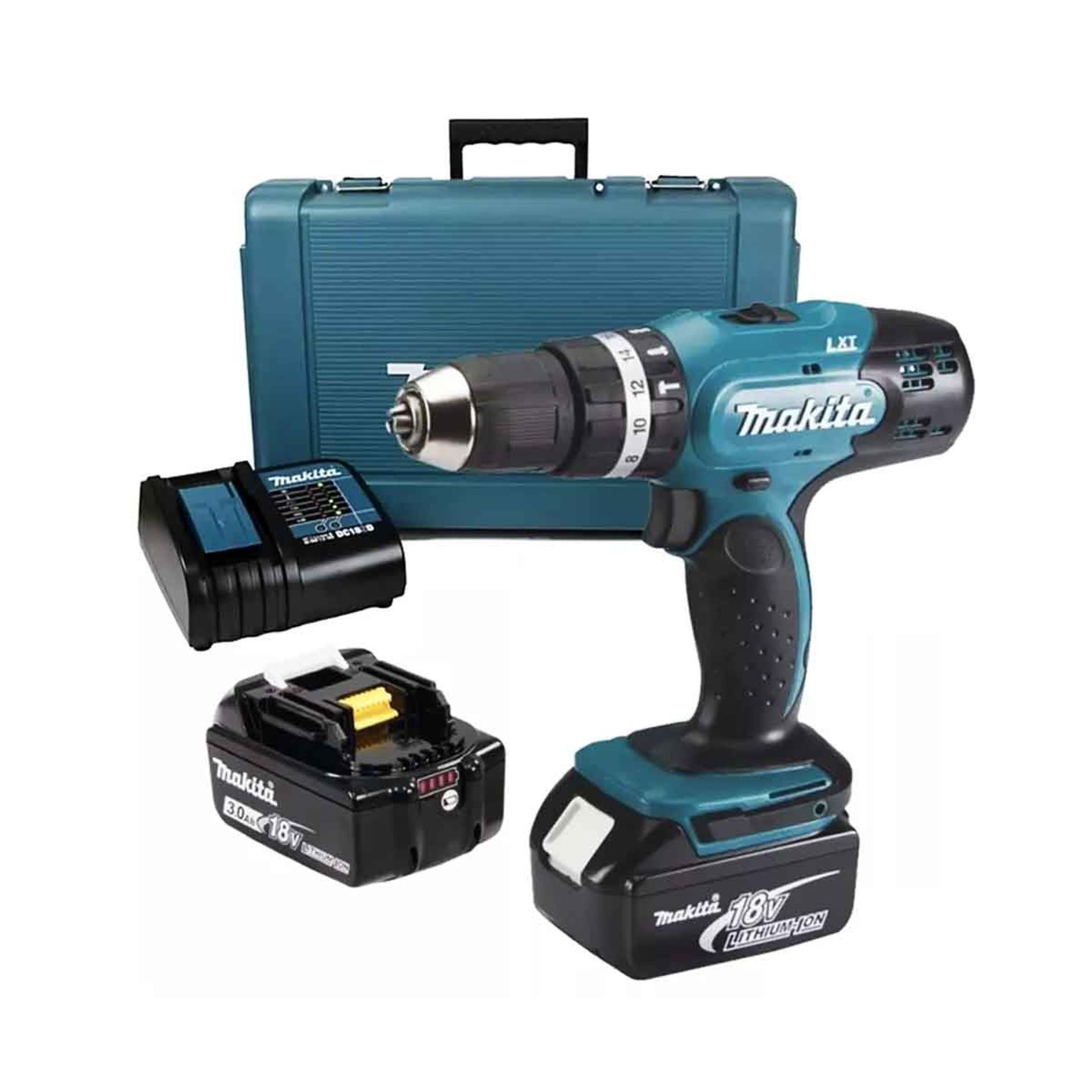 Makita DHP453F001 LXT 18V Cordless Combi Drill with 2x 3.0Ah Batteries Price Comparisons | Compare The Build