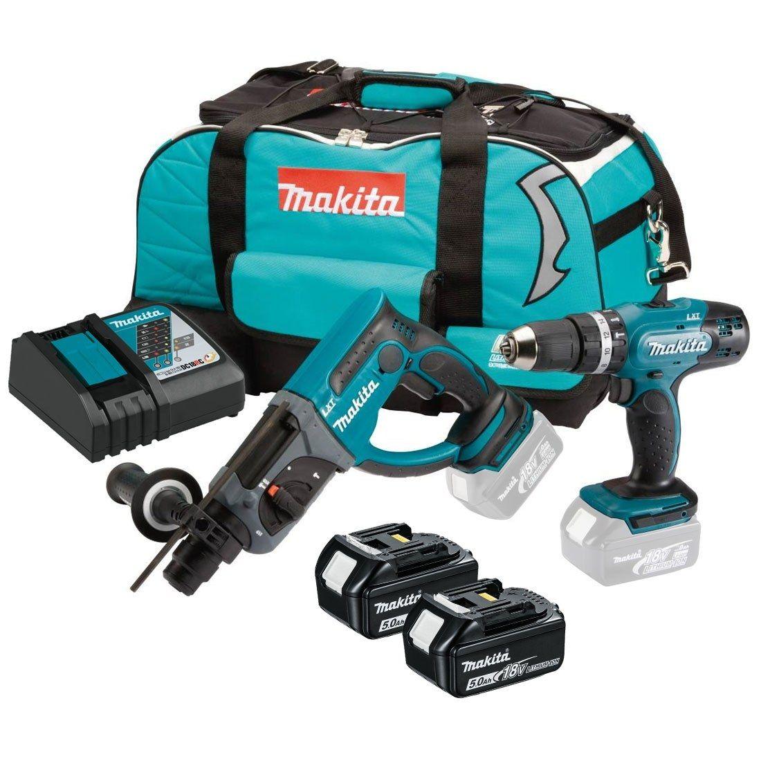 Makita DLX2025T 18V LXT Twin Pack With 2x 5Ah Batteries Price Comparisons | Compare The Build