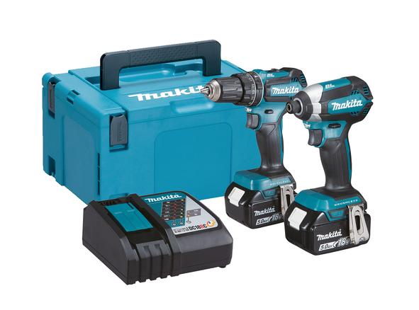 Makita DLX2283TJ 18v Brushless Twinpack with 2x 5.0ah Batteries Price Comparisons | Compare The Build