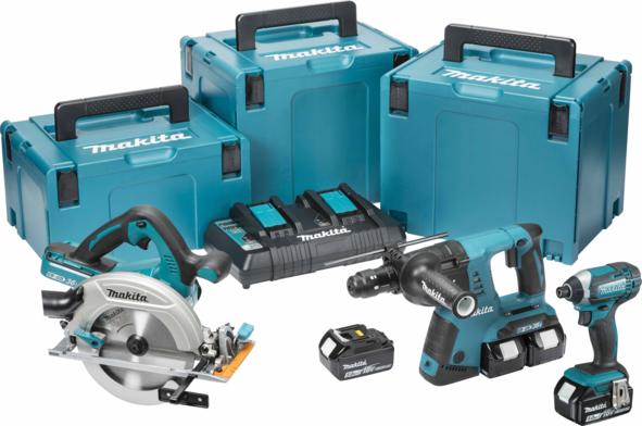 Makita DLX3049PTJ 18Vx2 LXT 3Piece Cordless Combo Kit Price Comparisons | Compare The Build