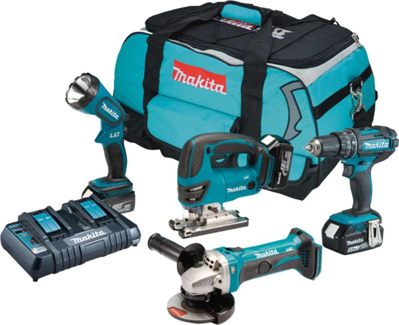 Makita DLX4051PM1 18V Cordless 4 Piece Kit (3 x 4.0Ah Batteries) Price Comparisons | Compare The Build