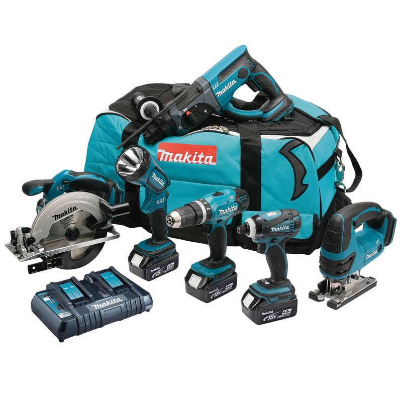 Makita DLX6017PM 18 Volt LXT 6 Piece Combo Kit Price Comparisons | Compare The Build