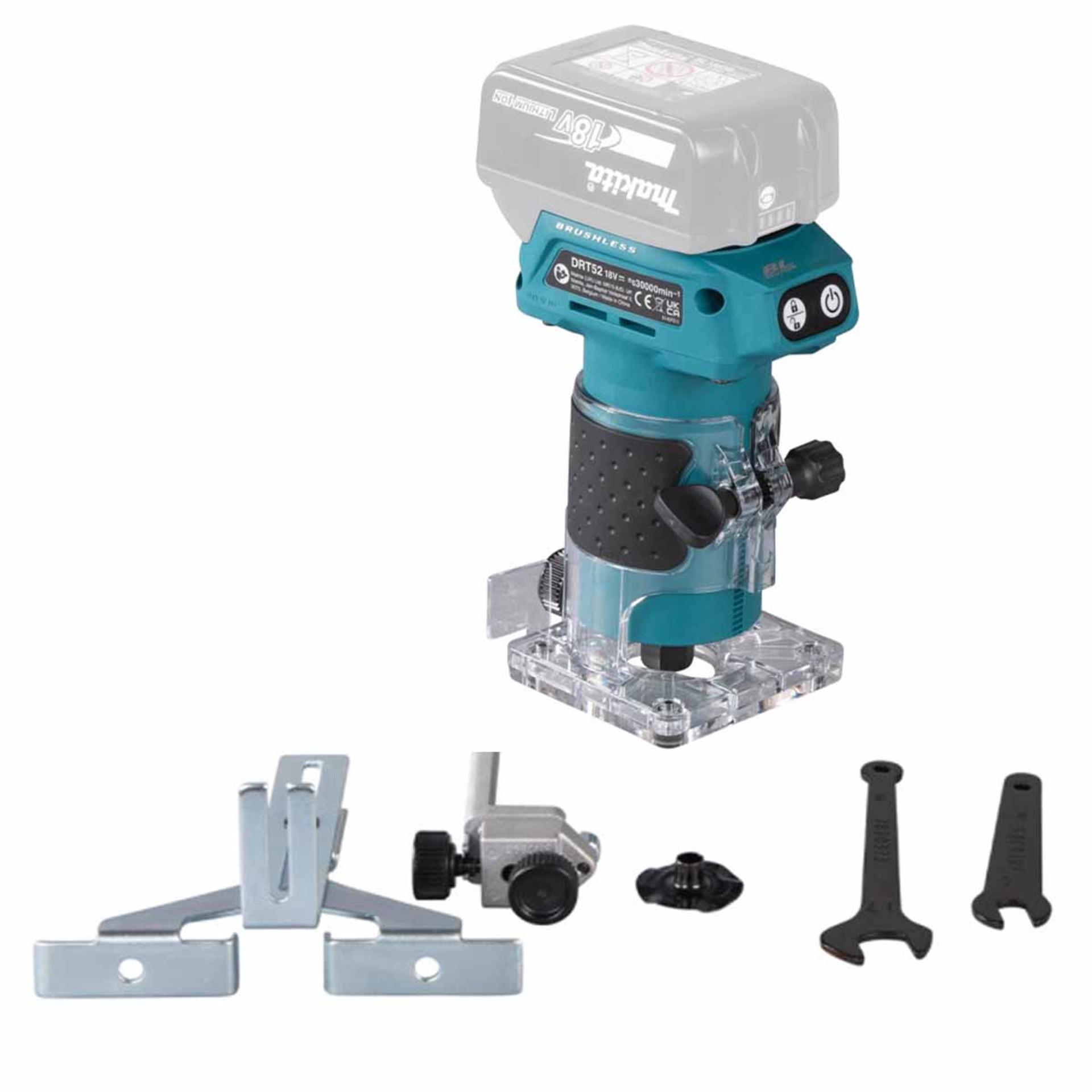 Makita DRT52Z 18V LXT 1/4" Brushless Router/Trimmer Body Only Price Comparisons | Compare The Build