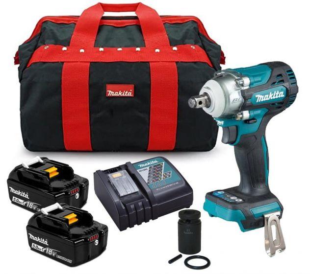 Makita DTW300TX2 18v Brushless LXT Scaffolders Impact Wrench Kit Price Comparisons | Compare The Build
