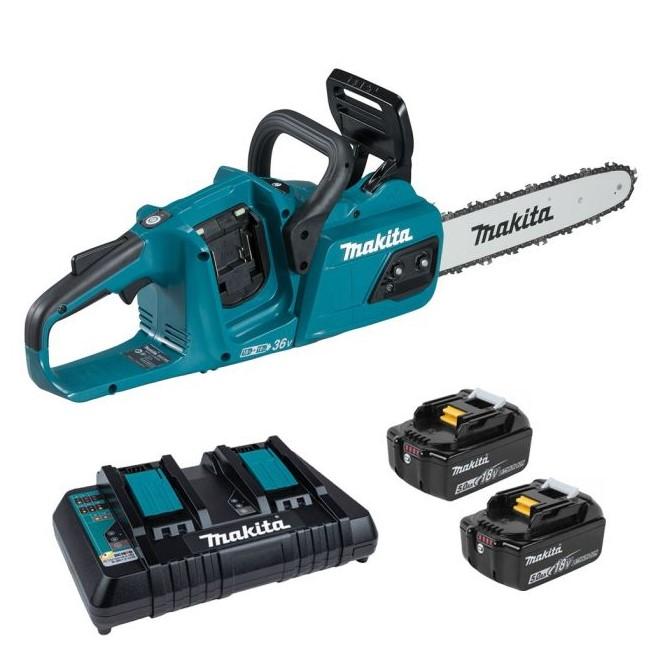 Makita DUC305PT2 Twin 18V LXT 30cm / 12" Brushless Chainsaw With 2x 5.0Ah Batteries Price Comparisons | Compare The Build