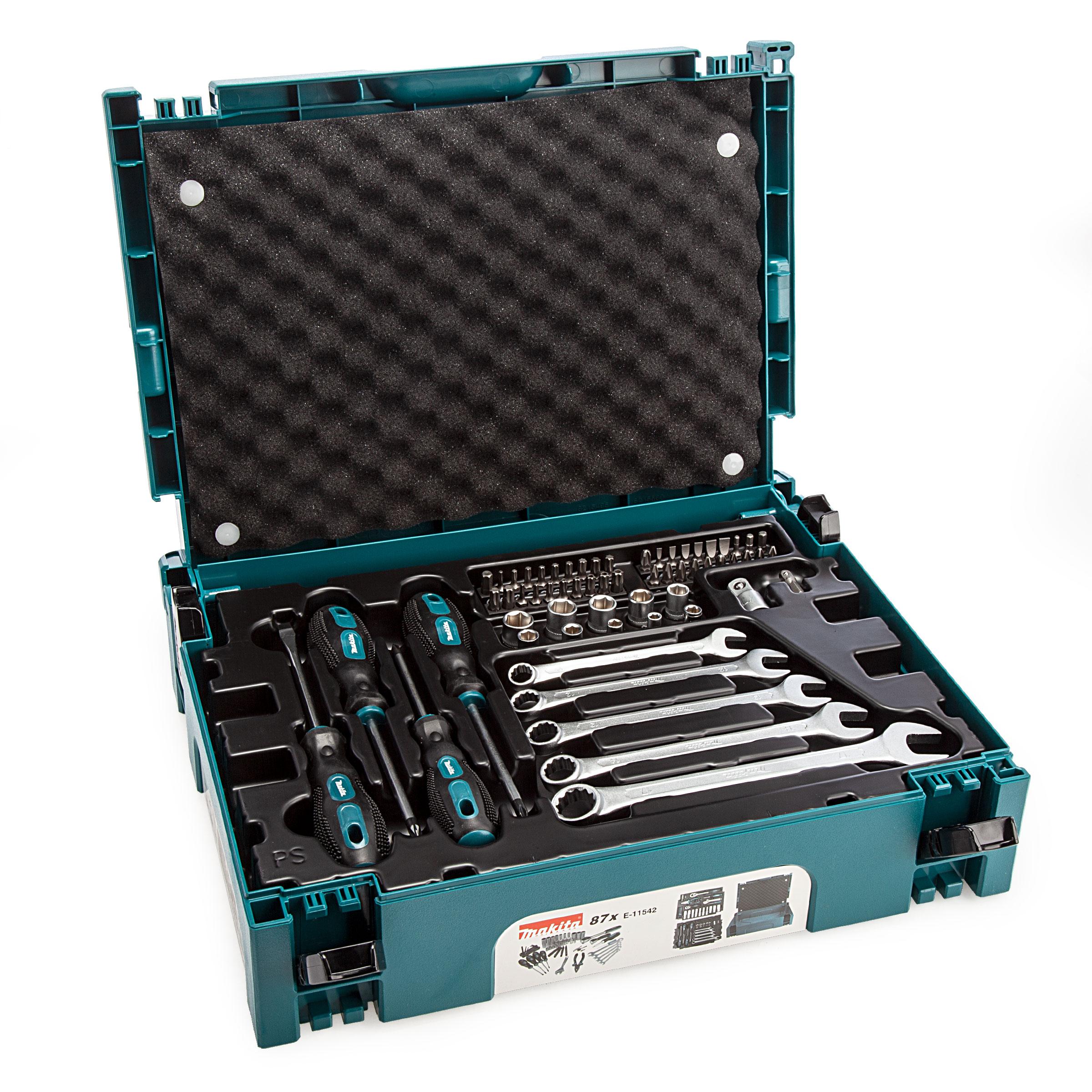 Makita E-11542 87Pc Mechanics Kit In MakPac Case Price Comparisons | Compare The Build