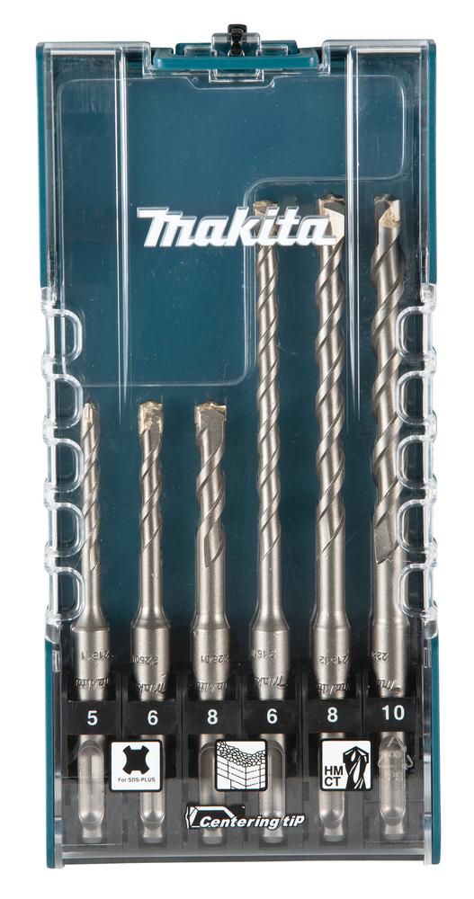 Makita E-15730 6 Piece TCT SDS Drill Bit Set
