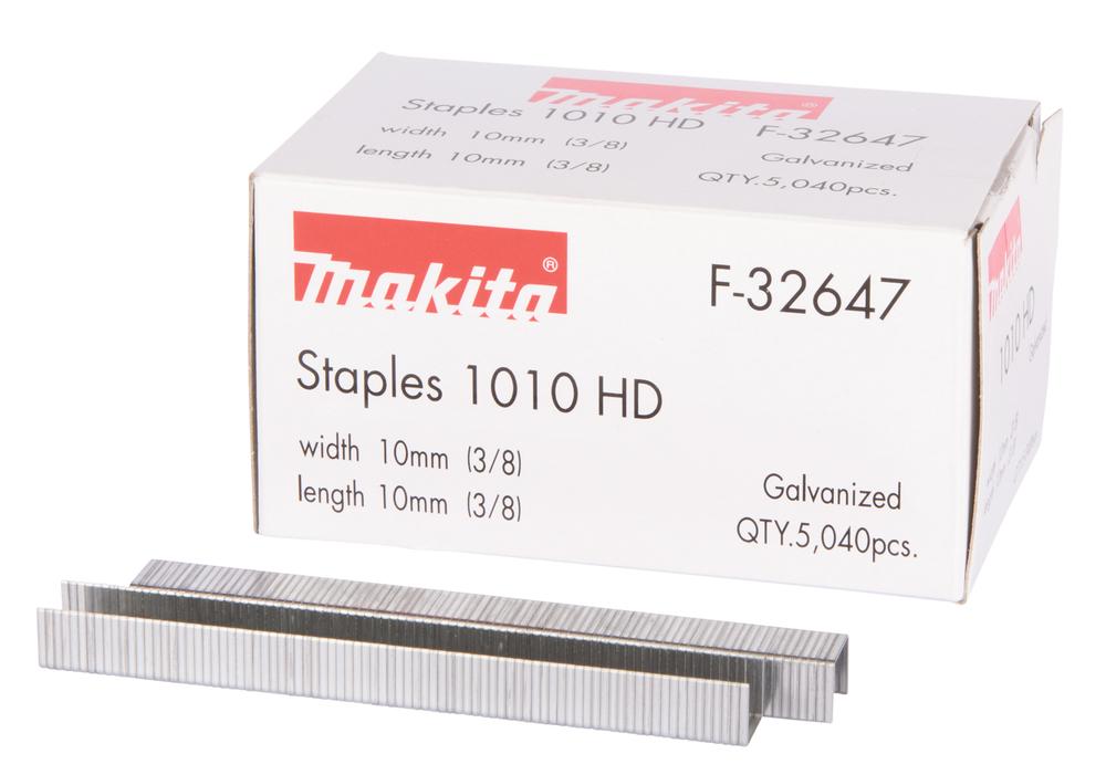 Makita F-32647 10mm x 10mm Smooth Shank Bright Finish Staples 5040pcs For DST221 Price Comparisons | Compare The Build