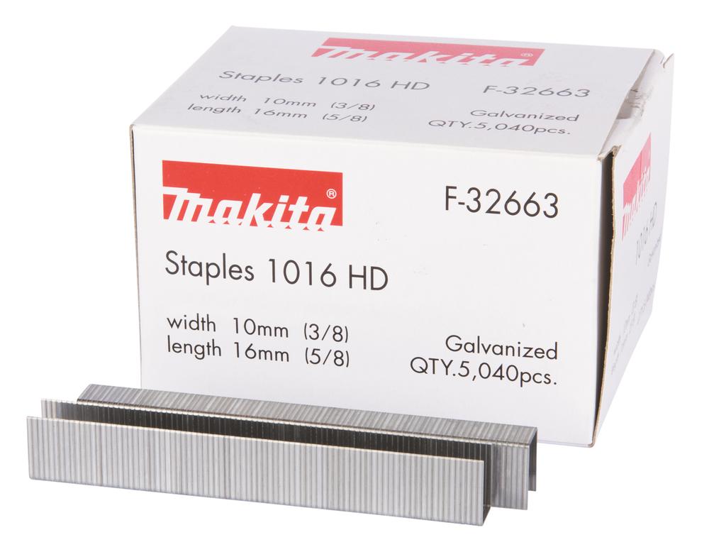 Makita F-32663 10mm x 16mm Smooth Shank Bright Finish Staples 5040pcs For DST221 Price Comparisons | Compare The Build