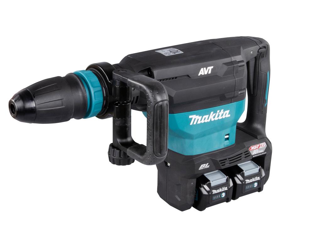 Makita HM002GD203 Twin 40Vmax XGT SDS MAX Demolition Hammer Kit With 2x 2.5Ah Batteries Price Comparisons | Compare The Build