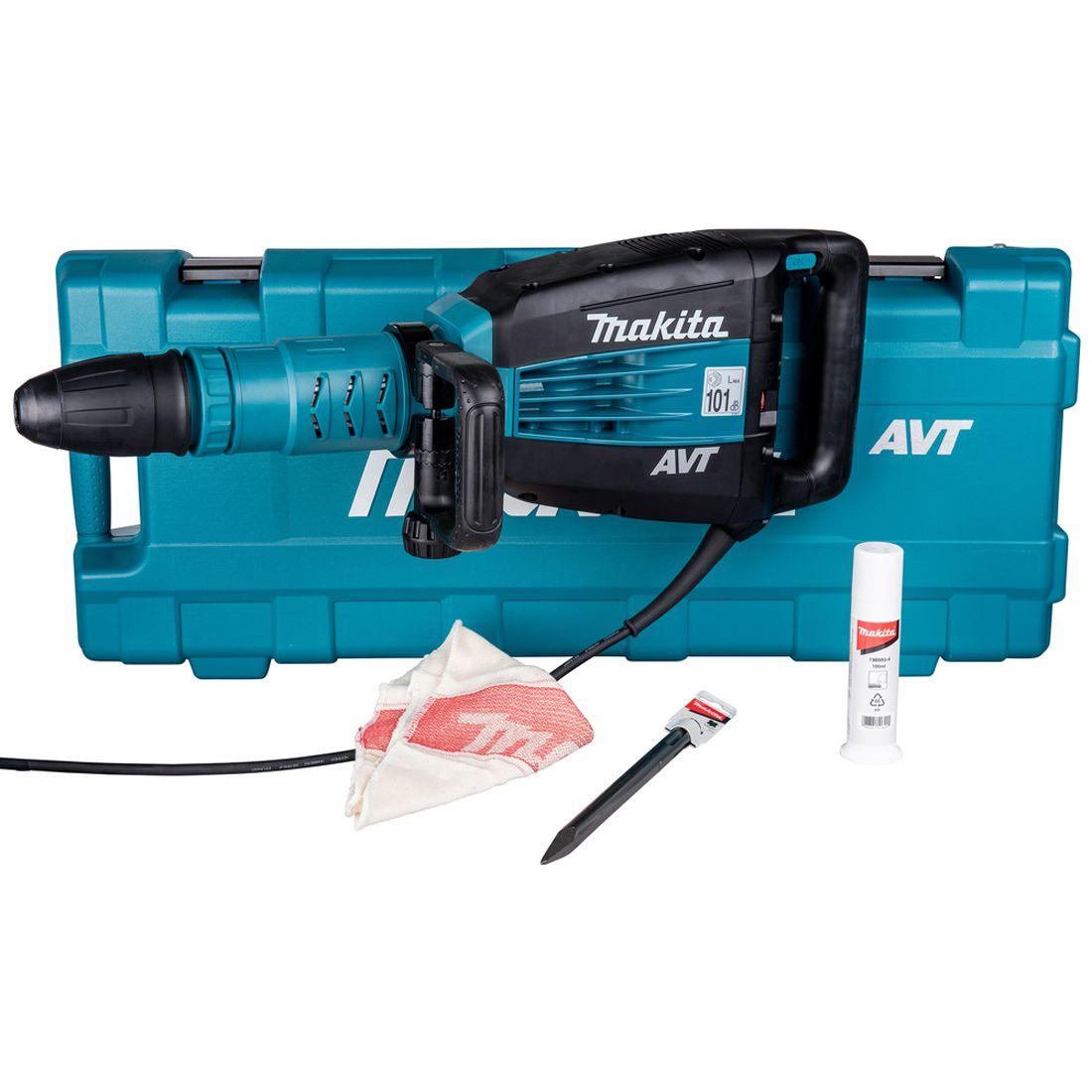 Makita HM1214C/1 10Kg SDS-Max Demolition Hammer With AVT 110V
