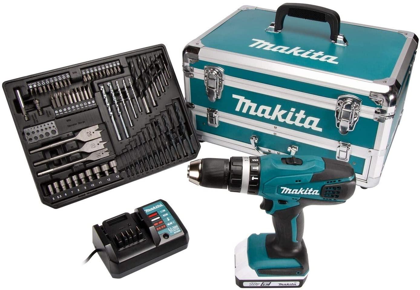 Makita HP457DWX4 18v Combi Drill in Flight Case with 70 Accesories Price Comparisons | Compare The Build