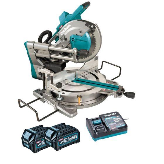 Makita LS004GD202 40VMAX XGT 260mm Sliding Compound Mitre Saw With 2x 2.5Ah Batteries Price Comparisons | Compare The Build