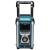 Makita MR007GZ Bluetooth DAB/DAB+ 12V - 40Vmax XGT Job Site Radio Body Only Makita MR007GZ Bluetooth DAB/DAB+ 12V - 40Vmax XGT Job Site Radio Body Only