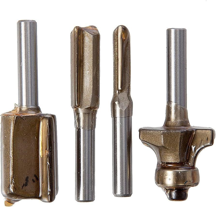 Makita P-24876 1/4" Shank Router Cutter 4 Piece Set Price Comparisons | Compare The Build