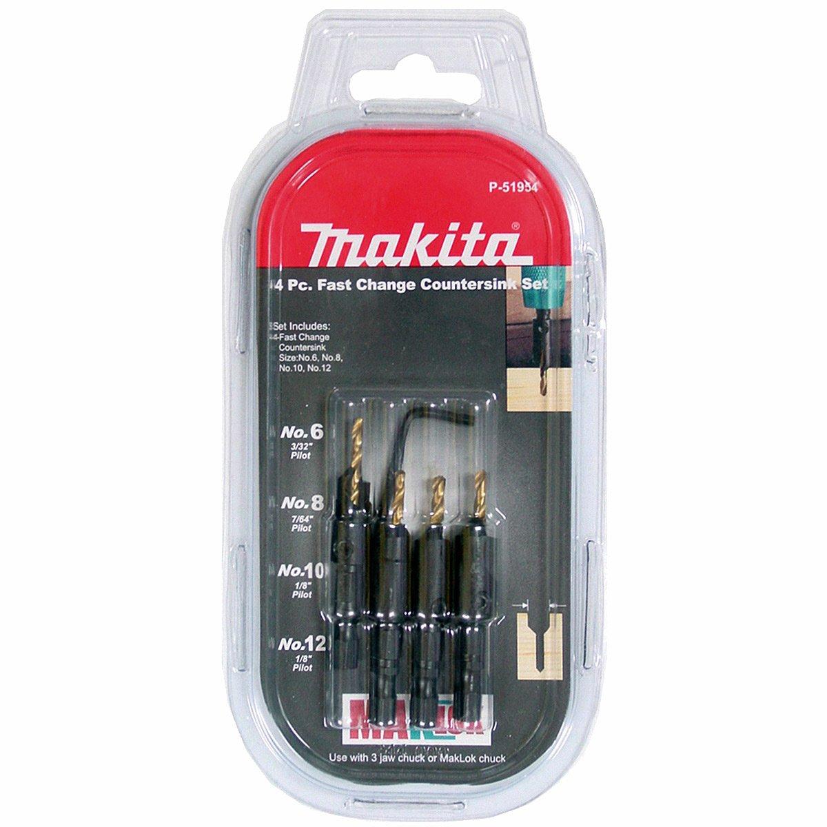 Makita P-51954 4 Piece Quick Change Countersink Set Price Comparisons | Compare The Build