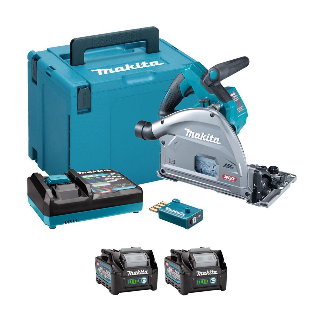 Makita SP001GD202 40Vmax XGT Brushless 165mm Plunge Saw With 2x 2.5Ah Batteries Price Comparisons | Compare The Build