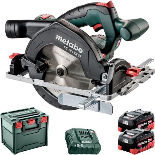 Metabo KS 18 LTX 57 Circular Saw With 2 x 8.0Ah 18V Batteries In MetaBOX Price Comparisons | Compare The Build