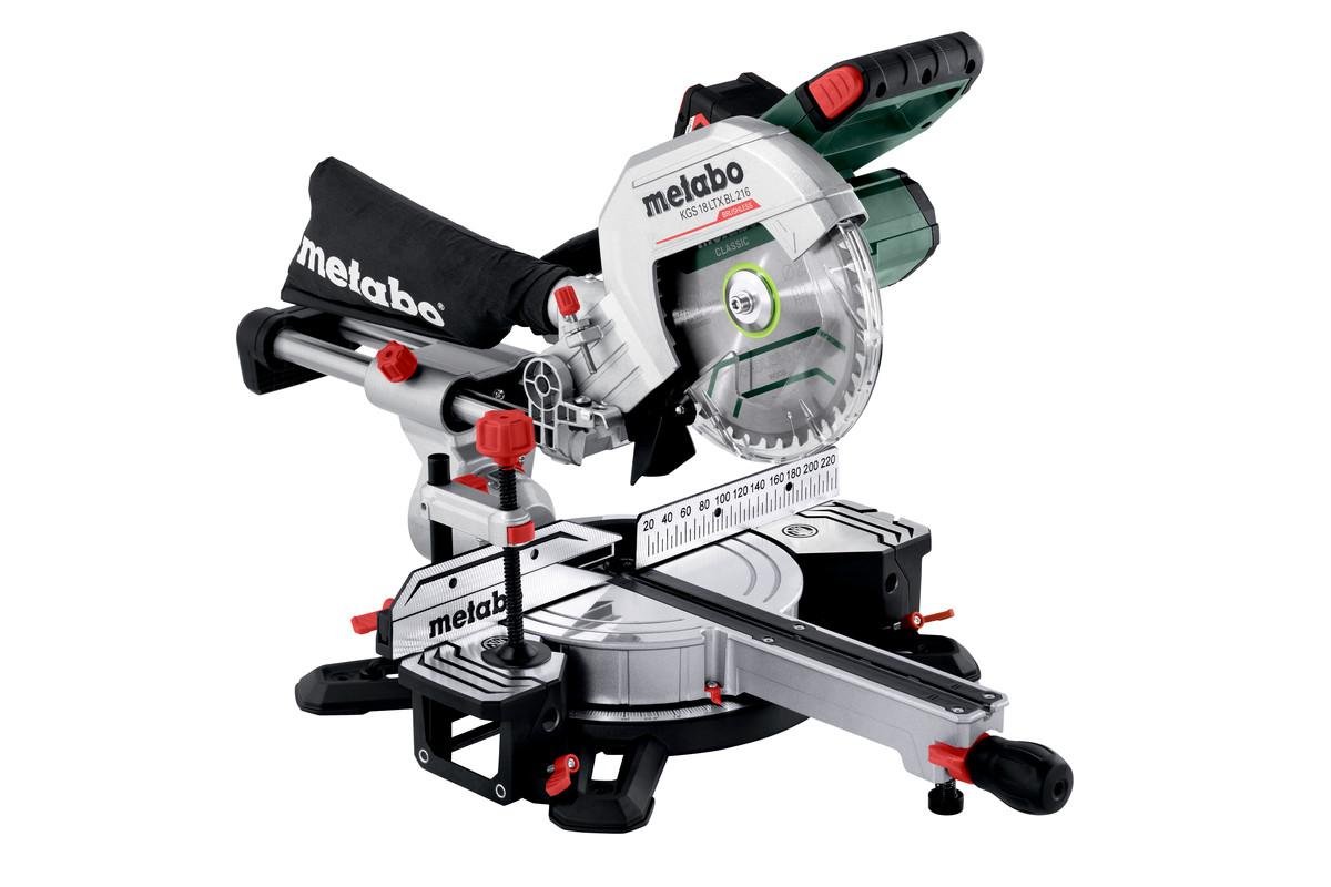 Metabo KGS 18 LTX BL 216 18V 216mm Brushless Crosscut Mitre Saw With 1x 4Ah Battery Price Comparisons | Compare The Build