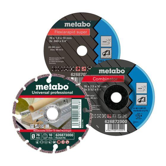 Metabo 626879000 Cutting Discs 76mm Starter Set Price Comparisons | Compare The Build