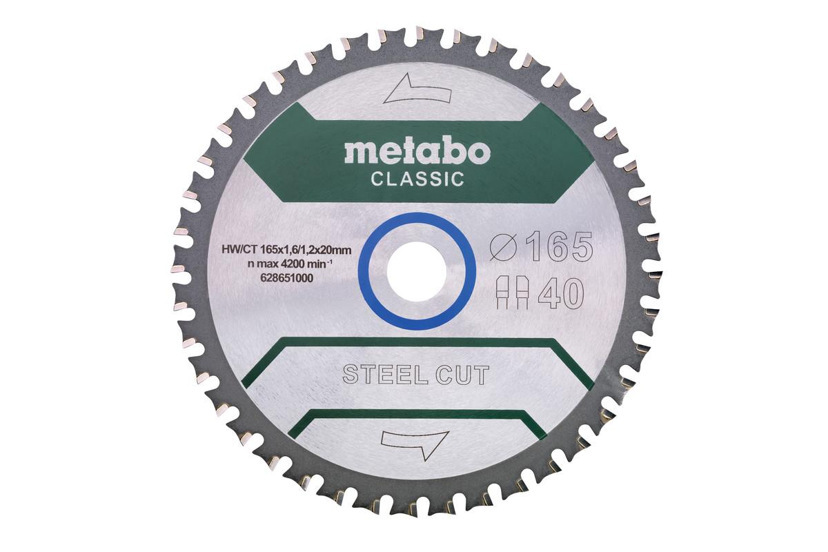 Metabo 628651000 Steel Cut Classic Saw Blade 165 x 20 Z40 Price Comparisons | Compare The Build
