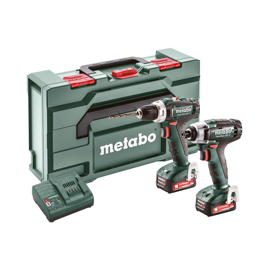 Metabo 12V Powermaxx Twin Pack With 2x 2.0Ah Batteries In metaBOX Price Comparisons | Compare The Build