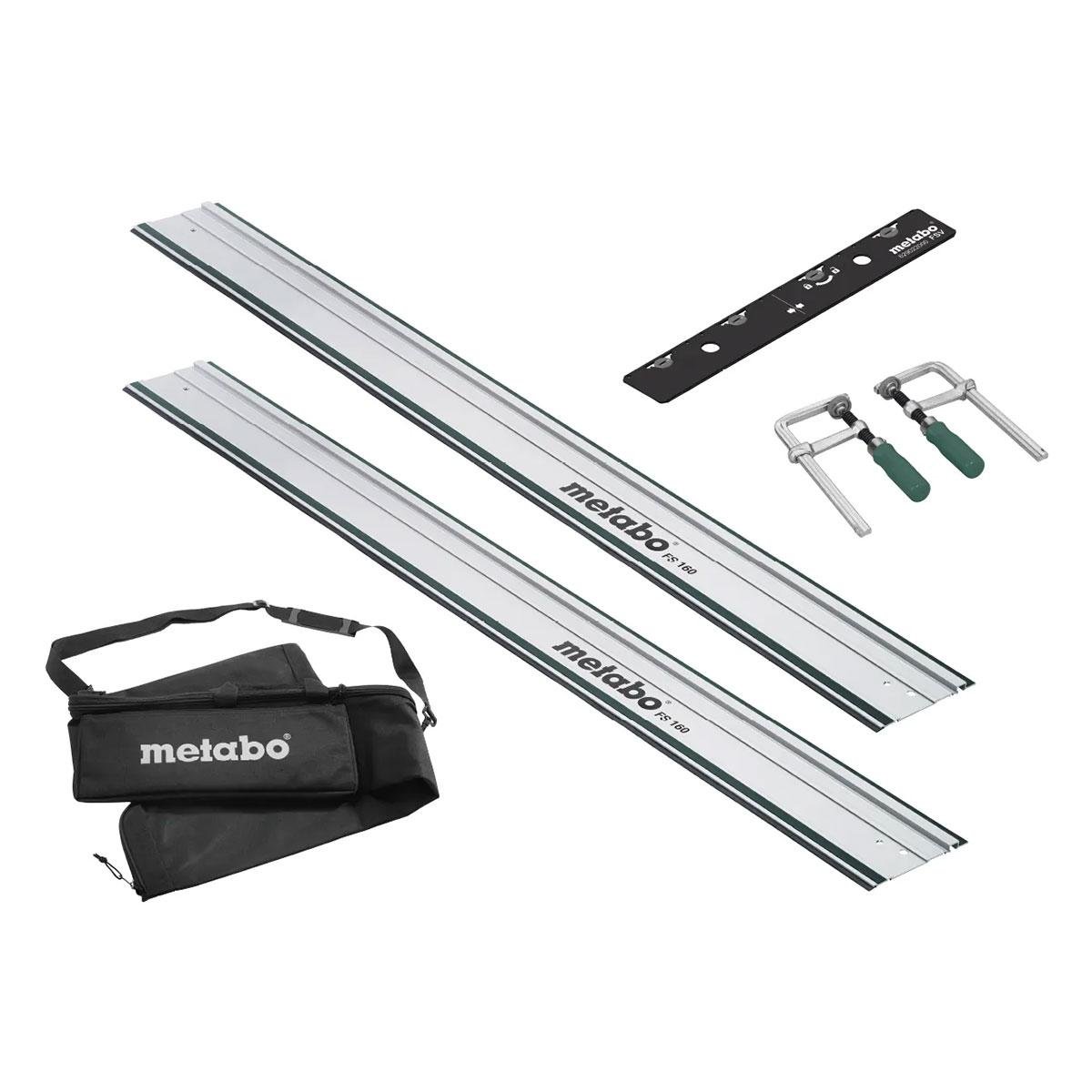 Metabo Plunge Saw Guide Rail Kit 2 x Guide Rails, Joining Bar, Bag & Clamps Price Comparisons | Compare The Build