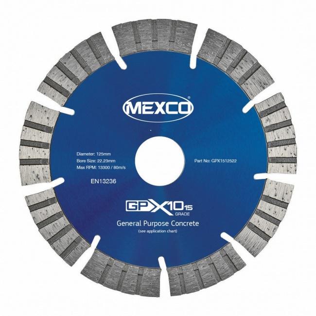 Mexco 115Mm Concrete X15 Grade (15Mm Segment Height) Diamond Blade Price Comparisons | Compare The Build