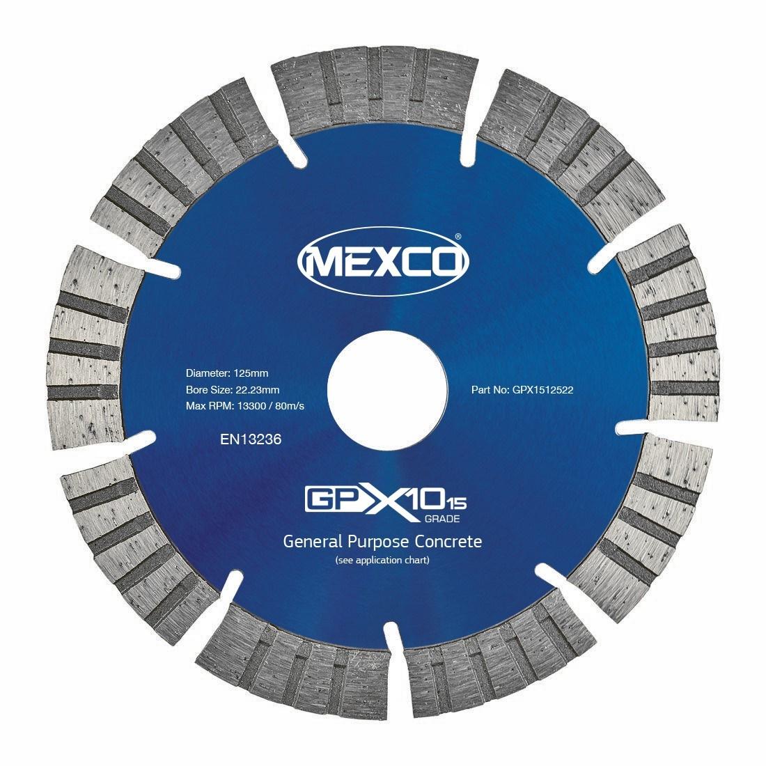 Mexco 125mm Concrete X15 Grade (15Mm Segment Height) Diamond Blade Price Comparisons | Compare The Build