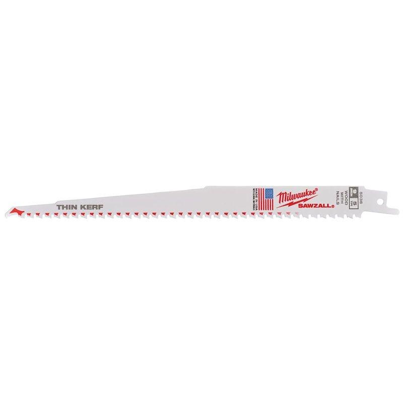 Milwaukee 48005036 Sawzall 230mm Fangtip Nail Guard Sabre Blade Pack Of 5 Price Comparisons | Compare The Build
