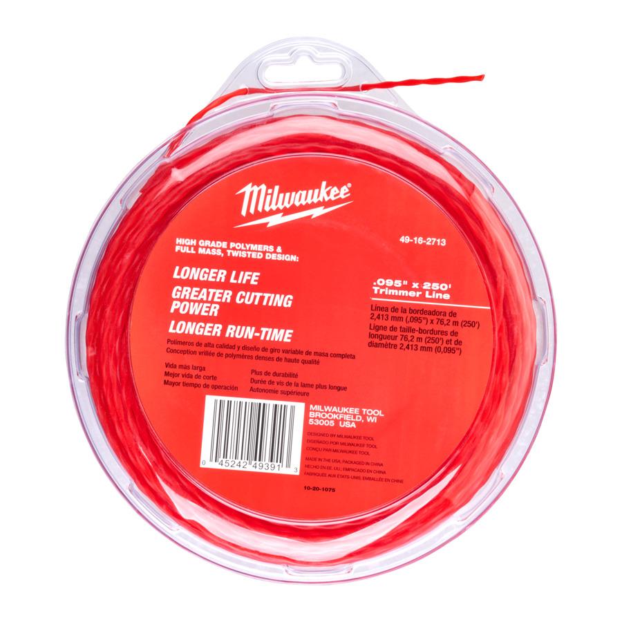 Milwaukee 49162713 Trimmer Line 2.4mm x 76m Price Comparisons | Compare The Build
