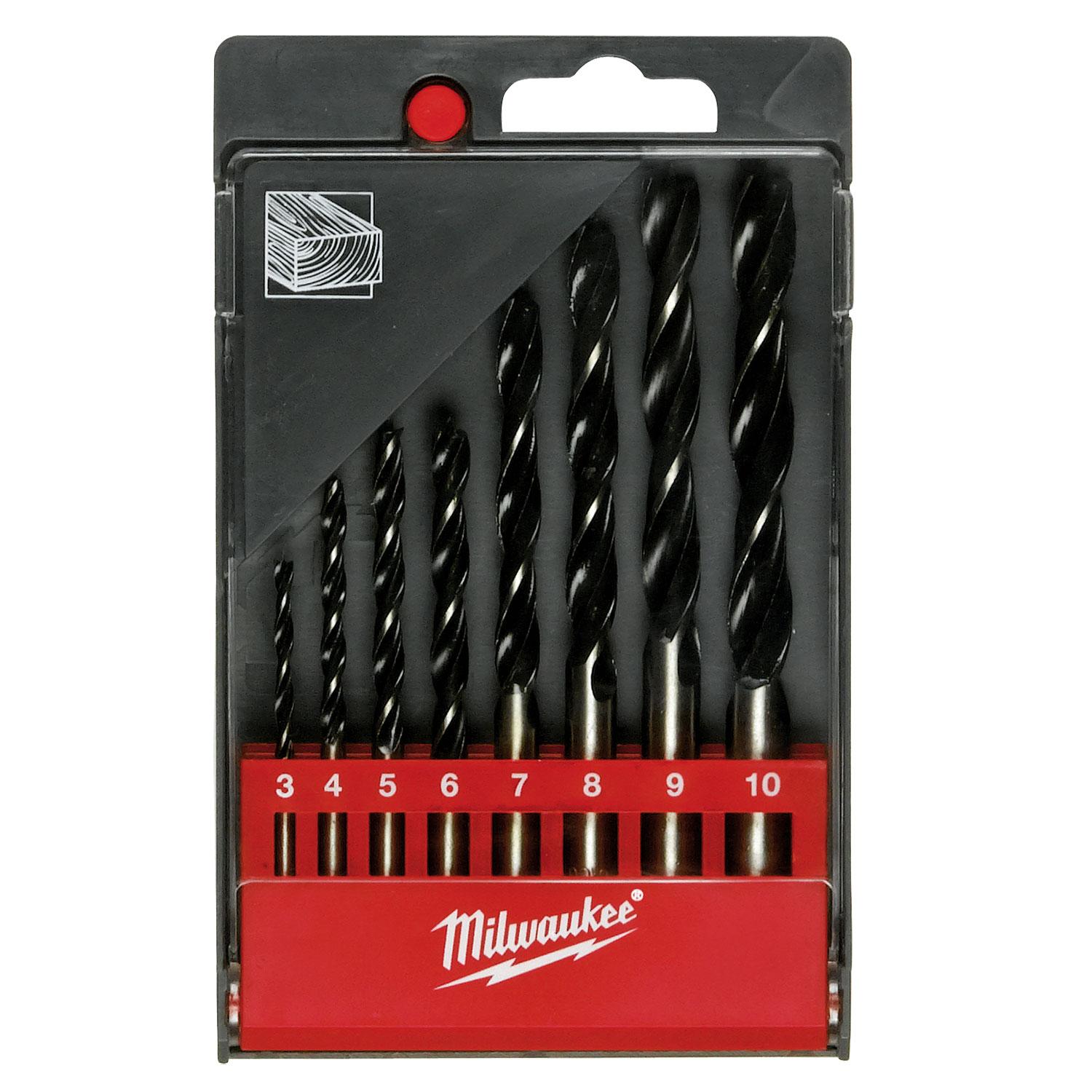 Milwaukee 4932352466 Brad Point 8 Piece Drill Set Price Comparisons | Compare The Build