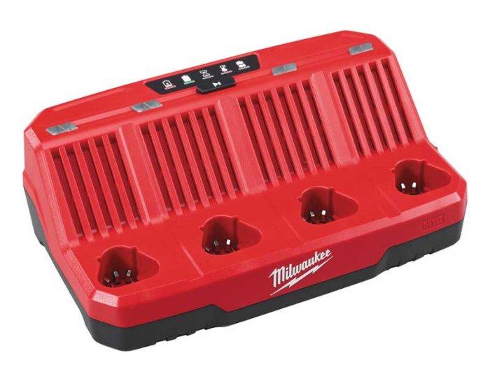 Milwaukee M12C4 M12 4 Bay Charger 230V Price Comparisons | Compare The Build