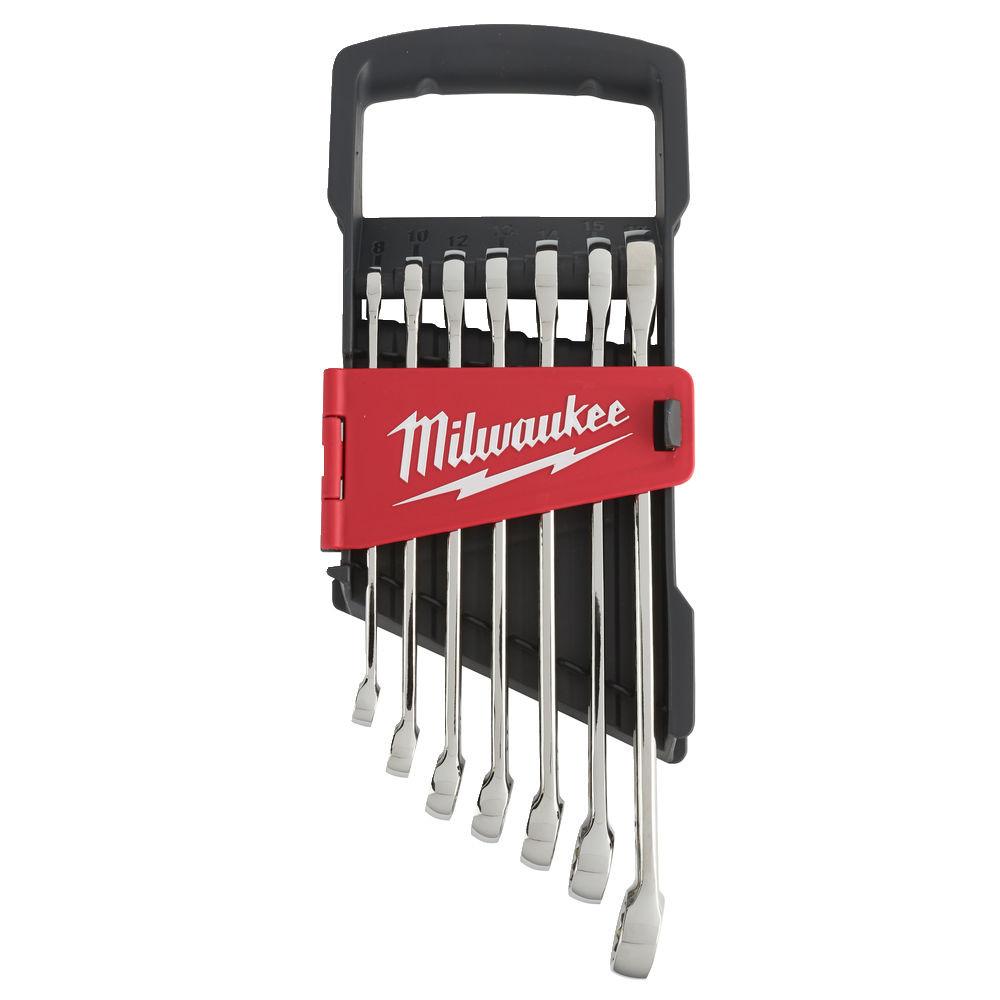 Milwaukee 4932464257 MAX BITE<sup>(TM)</sup> Metric Combination Spanner 7Pc Set Price Comparisons | Compare The Build