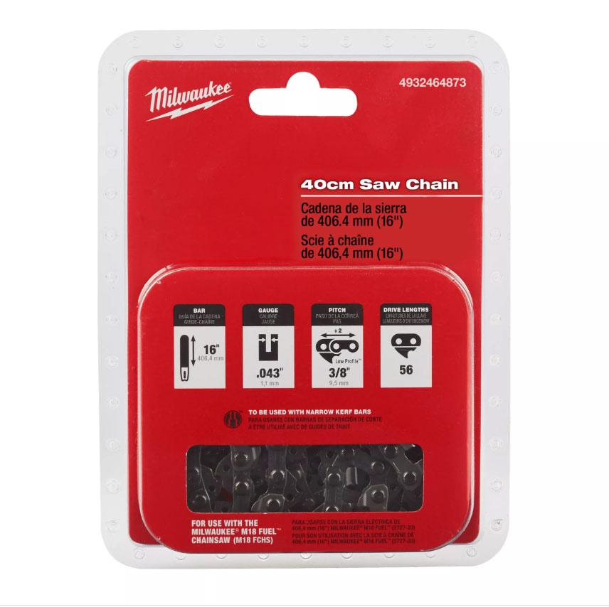 Milwaukee 4932464873 Replacement Saw Chain to fit M18FCHS Chainsaw Price Comparisons | Compare The Build