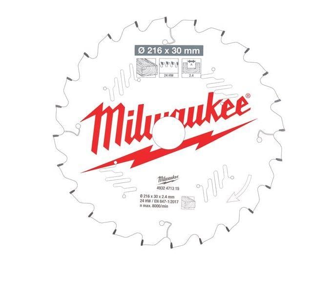 Milwaukee 4932471315 216 x 30 x 2.4 x 24T Saw Blade Price Comparisons | Compare The Build