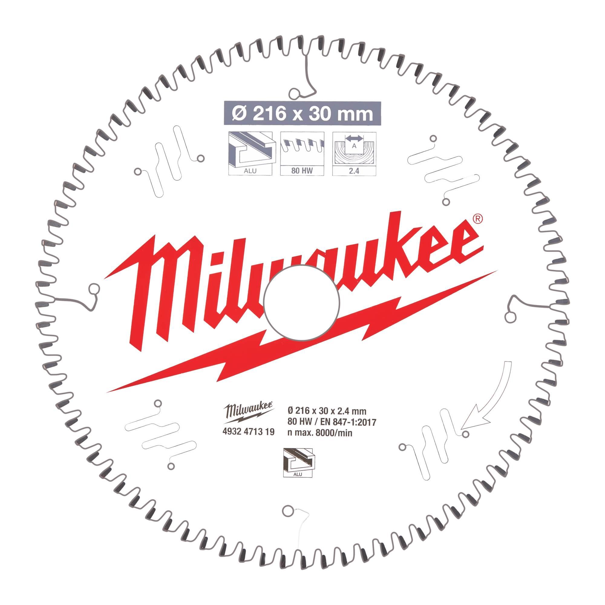 Milwaukee 216mm 80T Aluminium Cutting Mitre Saw Blade Price Comparisons | Compare The Build