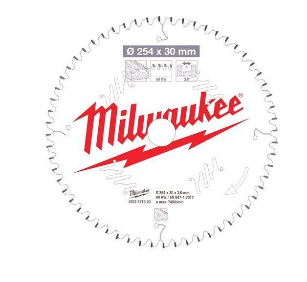 Milwaukee 4932471320 254 x 30 x 3.0 x 60T Saw Blade Price Comparisons | Compare The Build