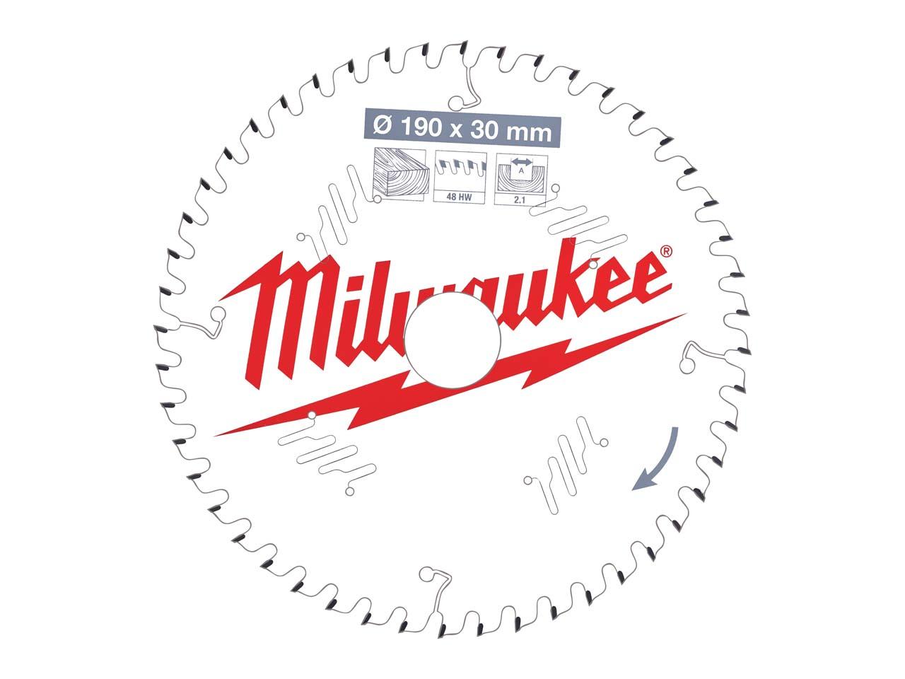 Milwaukee 4932471380 194mm x 30mm x 48T ATB Circular Saw Blade Price Comparisons | Compare The Build