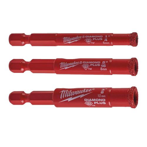 Milwaukee 4932471771 Diamond Drill 3 Piece Set Price Comparisons | Compare The Build