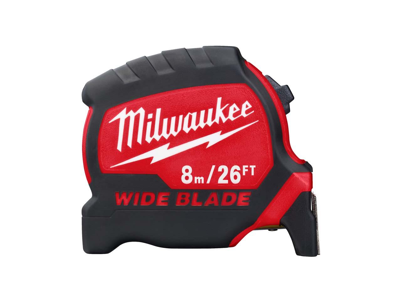 Milwaukee 4932471818 Premium Wide Blade 8M / 26FT Tape Measure Price Comparisons | Compare The Build
