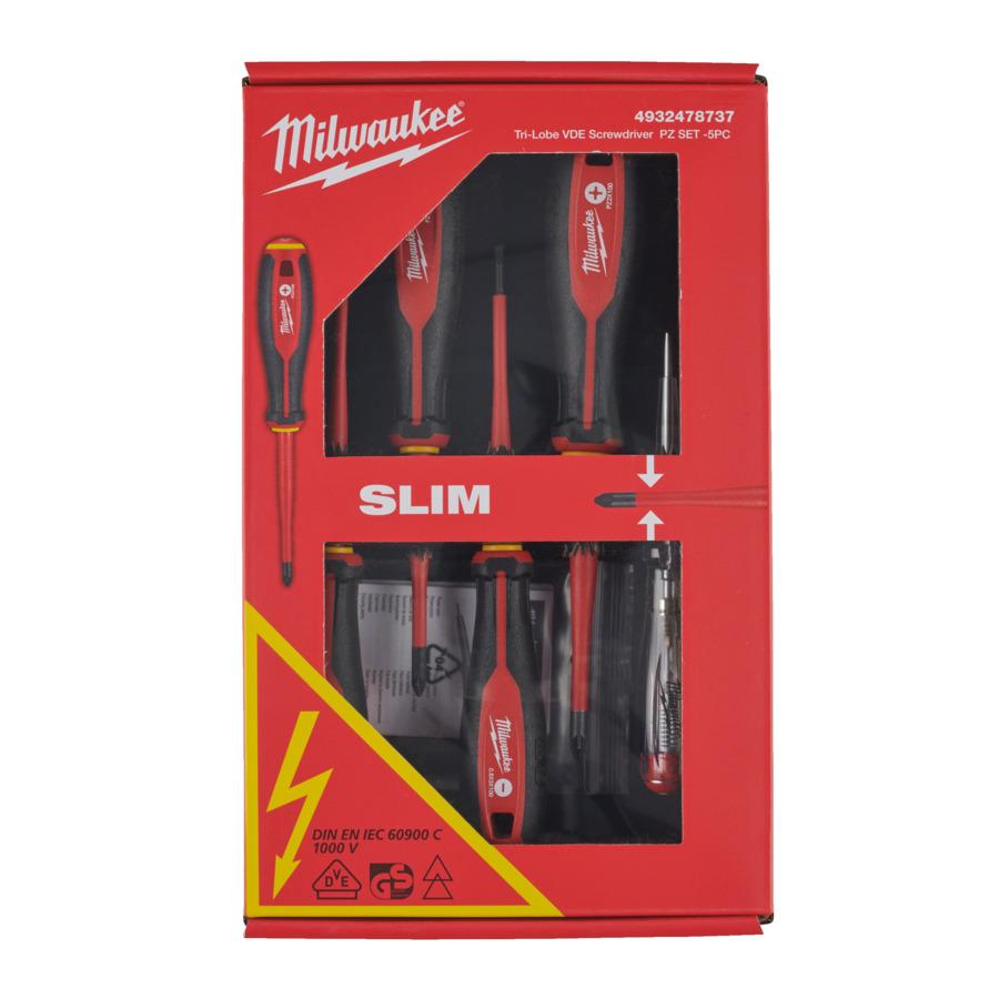 Milwaukee 4932478737 Tri-Lobe VDE Screwdriver Set 5 Pieces Price Comparisons | Compare The Build