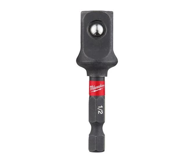 Milwaukee 4932478803 1/4" Hex To 1/2" Square SHOCKWAVE Impact Duty Socket Adaptor Price Comparisons | Compare The Build