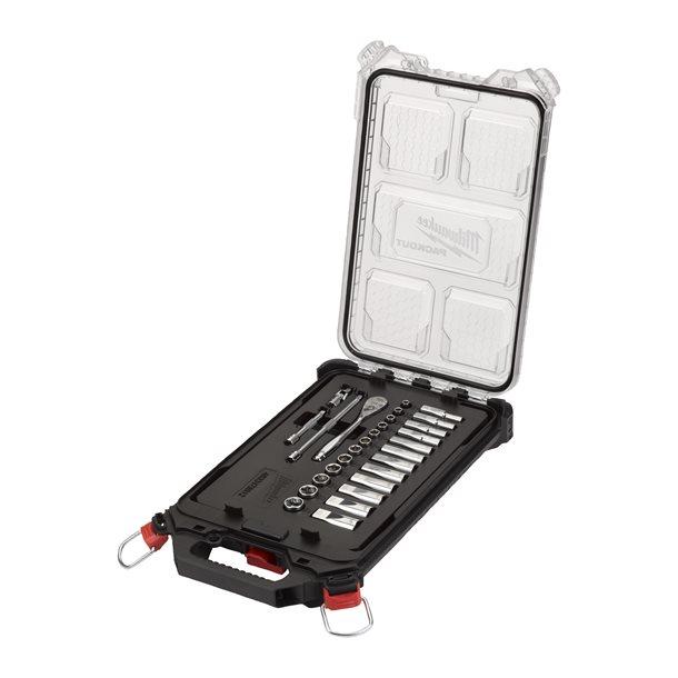 Milwaukee 4932478812 Packout 28 Piece 1/4" Ratchet & Socket Set Price Comparisons | Compare The Build